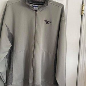 Reebok men's gray long sleeves jacket size 2xL